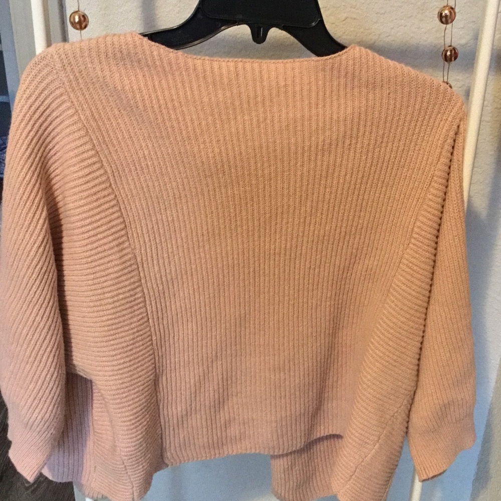Open back sweater